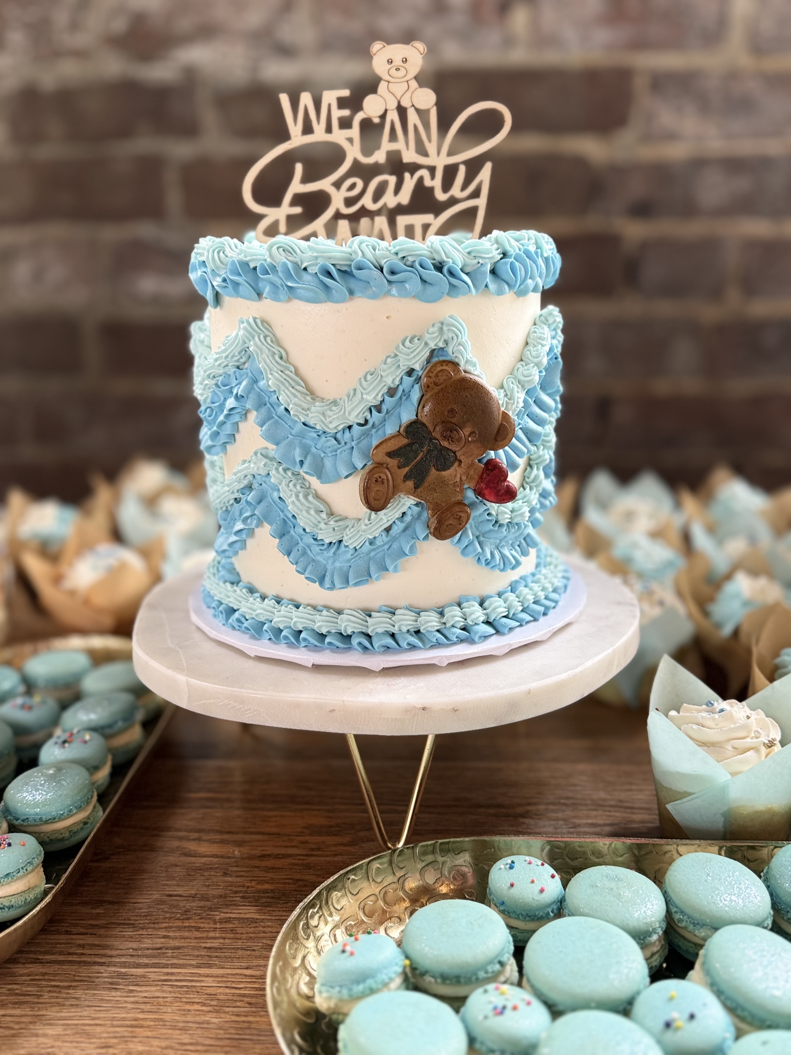 Elegant cake pop display by Yodith's Cakery